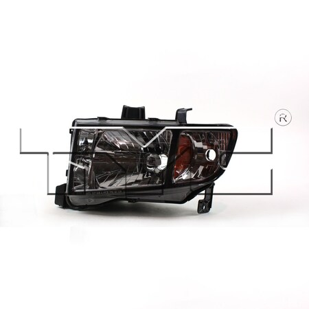 Tyc Tyc Capa Certified Headlight Assembly, 20-6672-01-9 20-6672-01-9